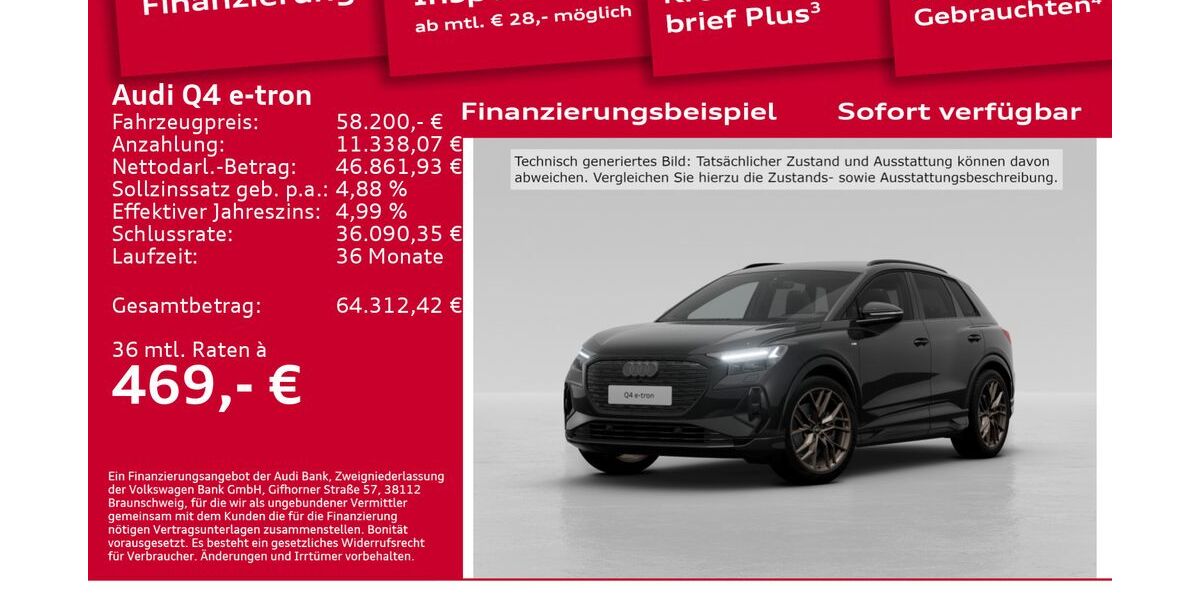 Audi Q4 e-tron 9.500 km 57.600 &euro; Berlin 12489