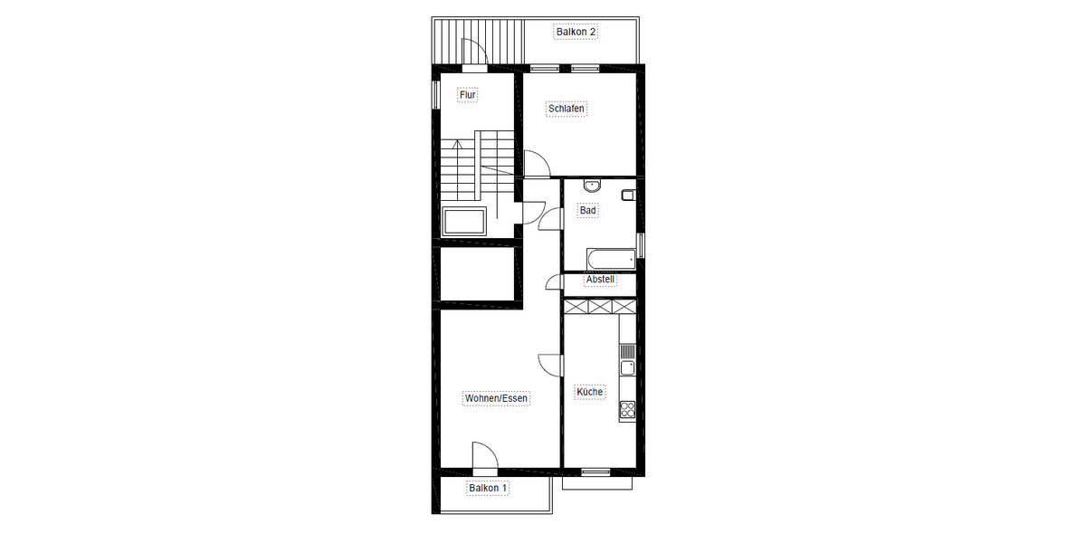 Etagenwohnung Berlin Mitte - 2 Zimmer, 52 m&sup2;, 369.000&euro; | Angebot:26820513
