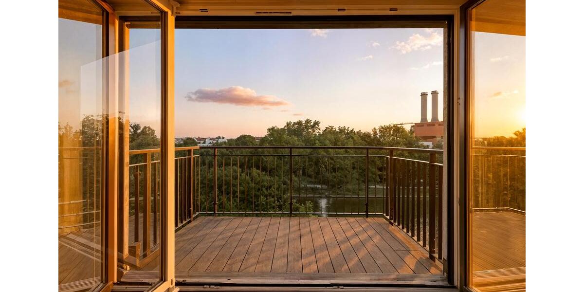 **Stilvoll möblierte 2-Zimmer-Wohnung mit Spreeblick (Für 6-12 Monate)** 2 zimmer