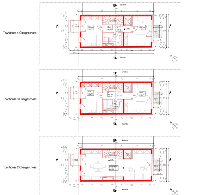 PERFEKTE TOWNHOUSE-PLANUNG MIT BAUGENEHMIGUNG! WOHNENARBEITEN AUF 5 ETAGEN IN NIEDERSCHÖNEWEIDE! zimmer