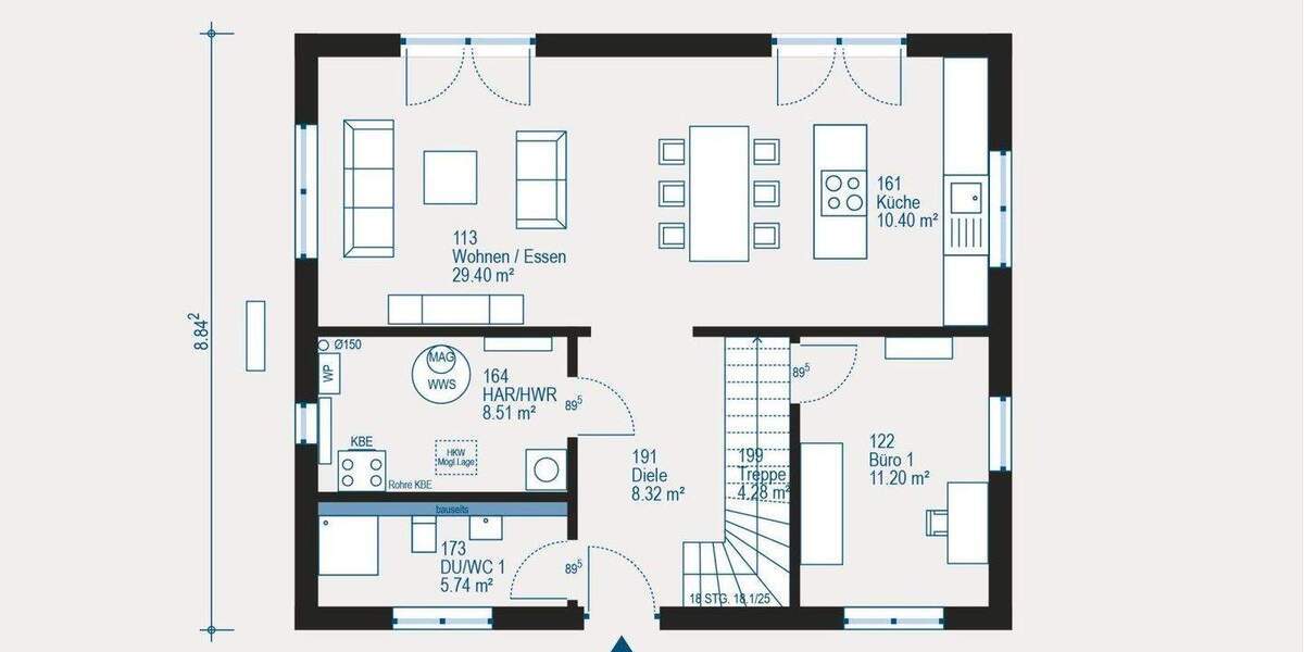 Einfamilienhaus Berlin Weißensee - 5 Zimmer, 146 m&sup2;, 310.546&euro; | Angebot:24228888