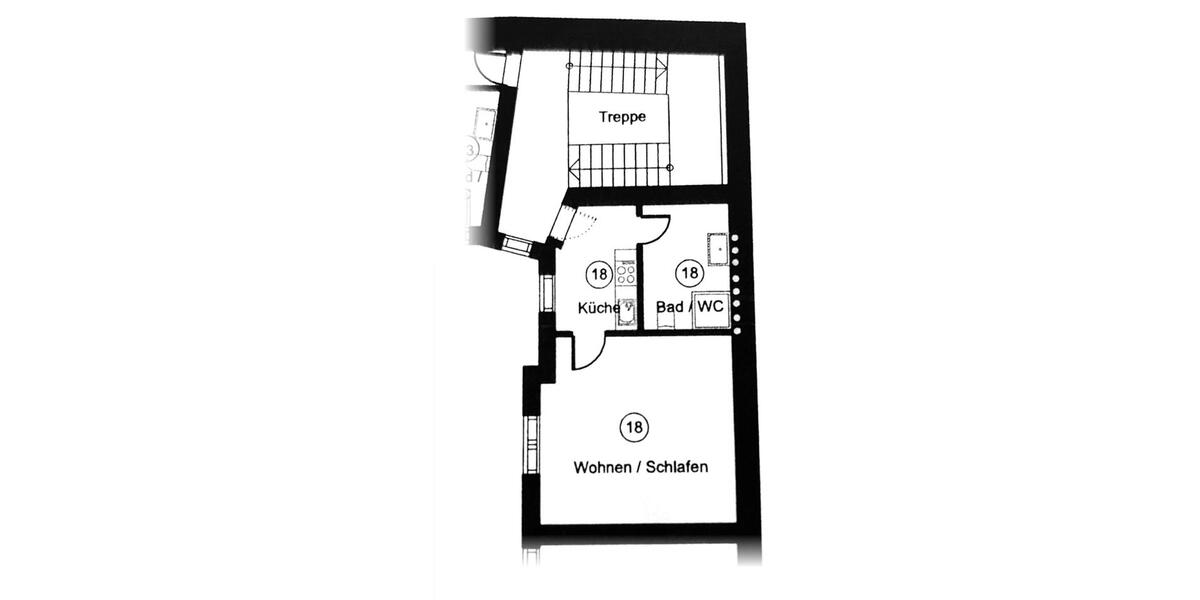 Etagenwohnung Berlin Friedrichshain-Kreuzberg - 1 Zimmer, 28 m&sup2;, 167.000&euro; | Angebot:27248420