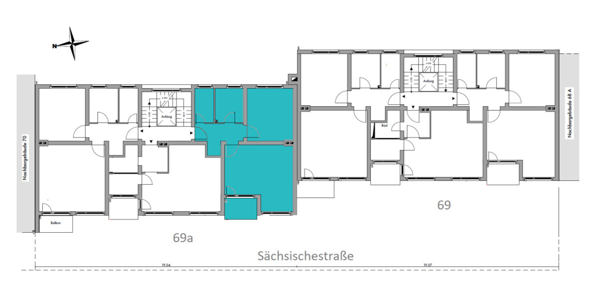 Etagenwohnung Berlin Wilmersdorf - 2 Zimmer, 52 m&sup2;, 364.736&euro; | Angebot:25820856