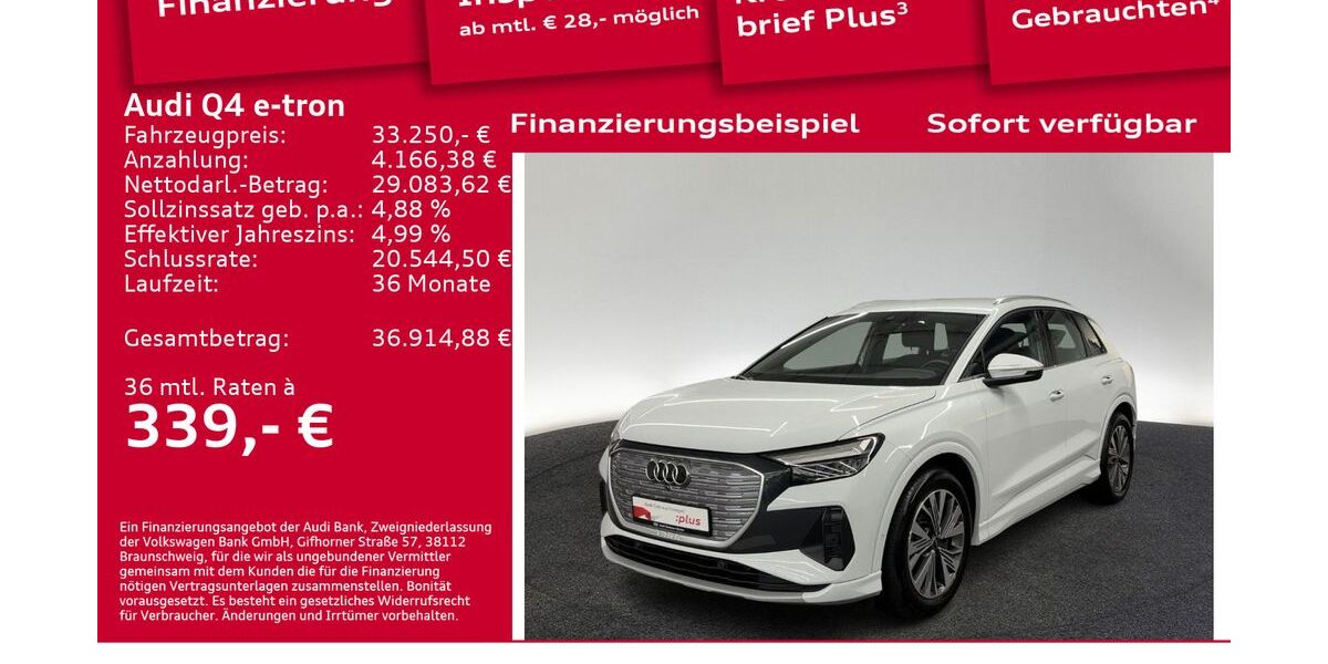 Audi Q4 e-tron 30.800 km 32.500 &euro; Berlin 10587