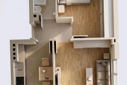 Wohnung Berlin Reinickendorf - 2 Zimmer, 43 m&sup2;, 195.000&euro; | Angebot:27181794