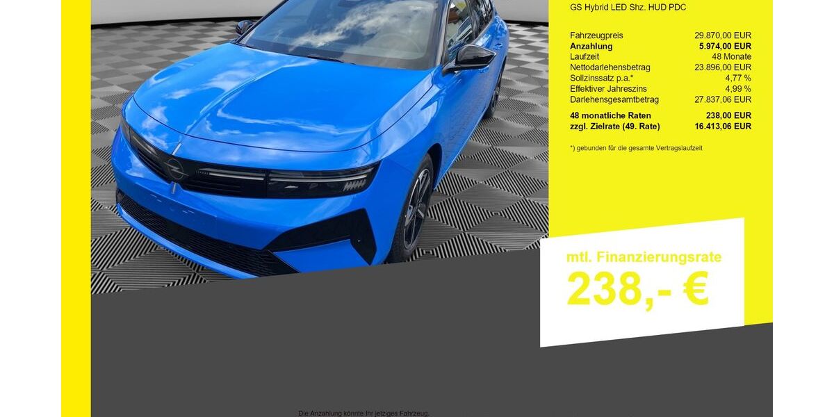 Opel Astra 2.500 km 29.870 &euro; Berlin-Französisch Buchholz 13127