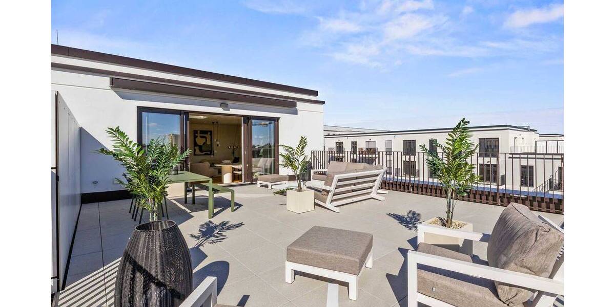 Neubau Penthouse mit XXL Terrasse und Blick über Schöneberg 3 zimmer