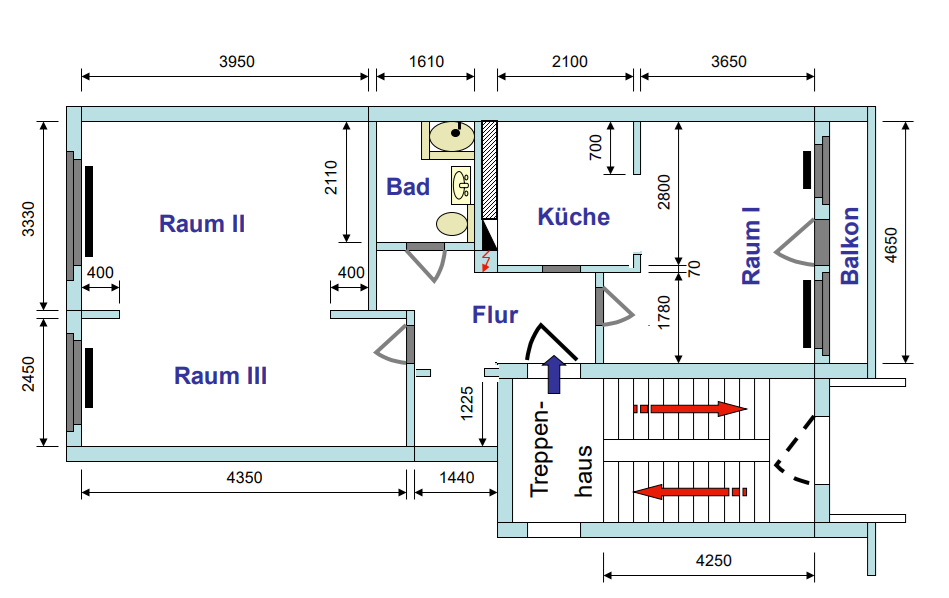 Etagenwohnung Berlin Friedrichshagen - 2 Zimmer, 62 m&sup2;, 295.000&euro; | Angebot:25797859
