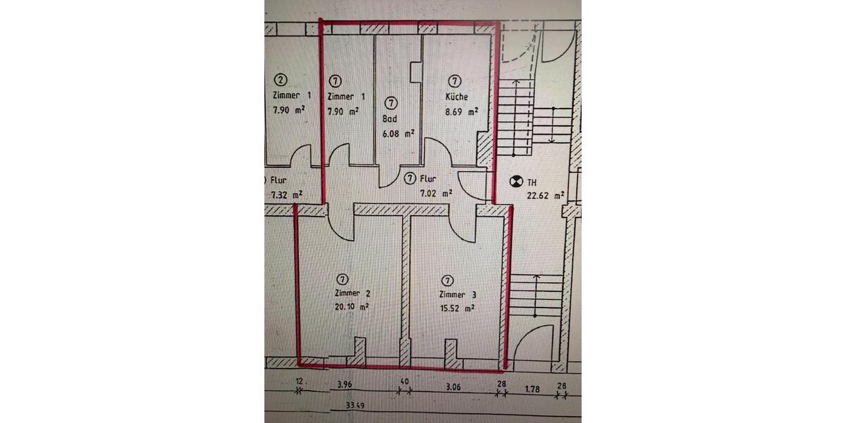 Hochparterre Berlin Lichtenberg - 3 Zimmer, 66 m&sup2;, 980&euro; | Angebot:25285079