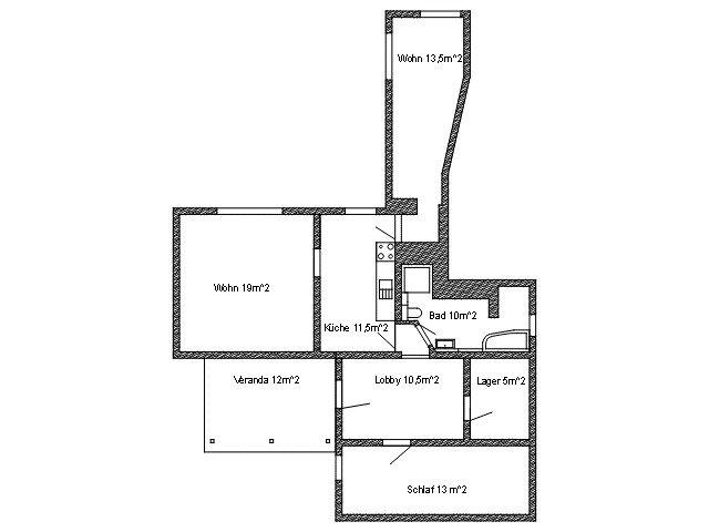 Erdgeschoßwohnung Oranienburg - 3.5 Zimmer, 86 m&sup2;, 1.200&euro; | Angebot:26476243