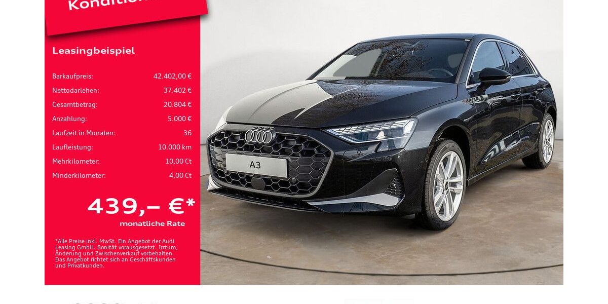 Audi A3 4.000 km 42.402 &euro; Potsdam 14482