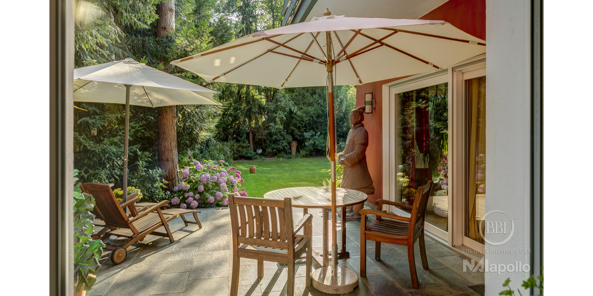 PRÄMIERTES ARCHITEKTENHAUS MIT EXKLUSIVER AUSSTATTUNG AUF HERRLICHEM SÜDWEST-GRUNDSTÜCK - Villa Berlin Zehlendorf | Angebot:26492579