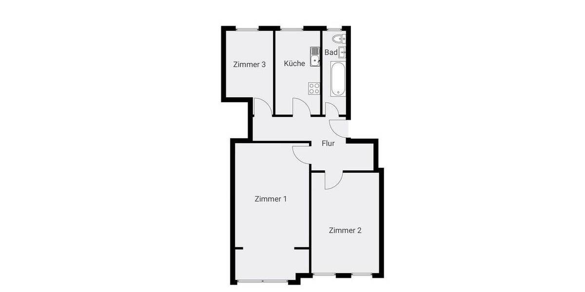 Etagenwohnung Berlin Westend - 3 Zimmer, 79 m&sup2;, 280.000&euro; | Angebot:26573070