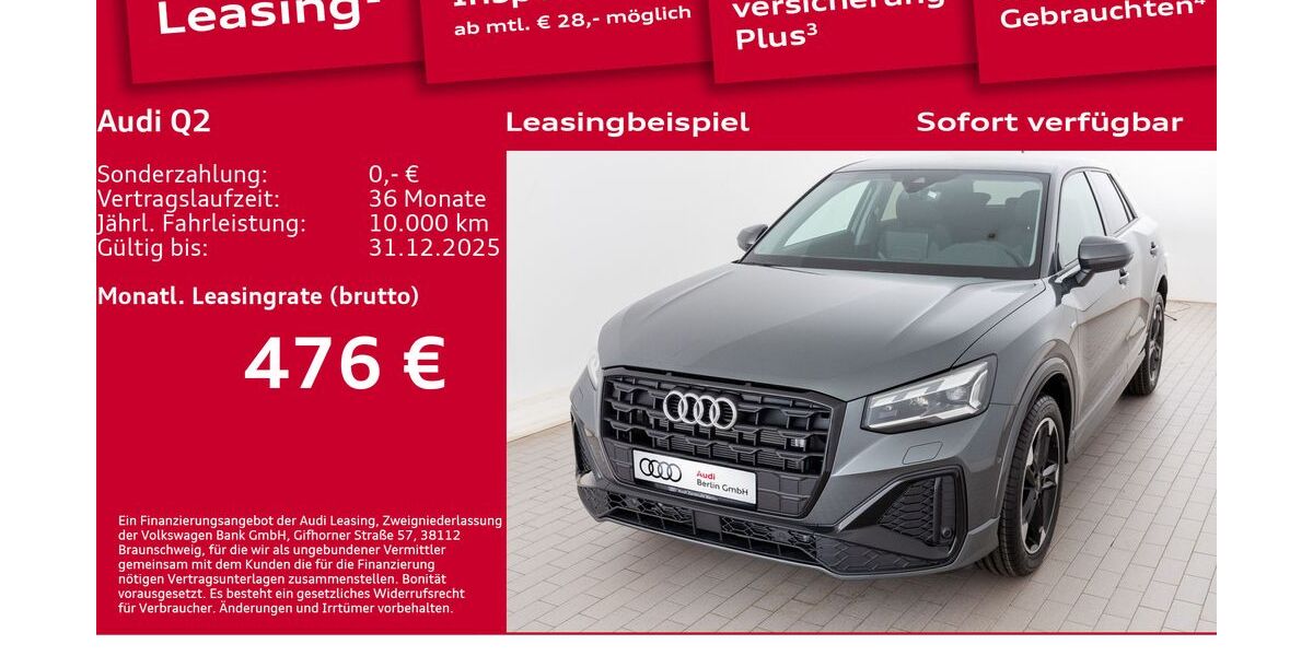 Audi Q2 6.001 km 34.800 &euro; Berlin 12489
