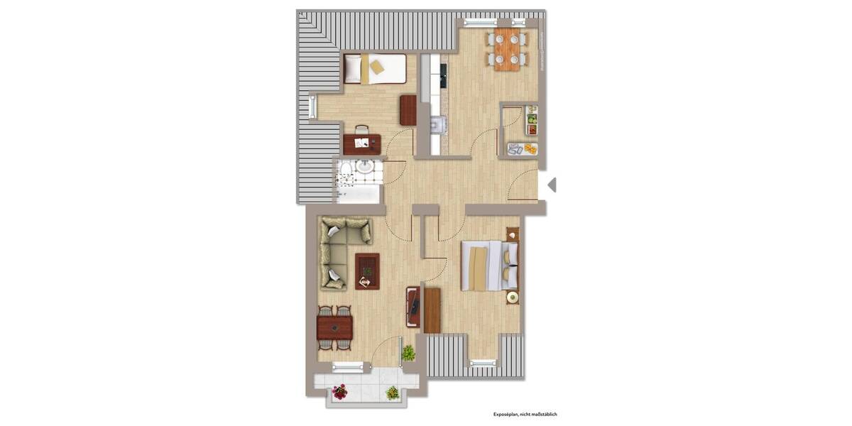Etagenwohnung Berlin / Lichterfelde Lichterfelde - 3 Zimmer, 72 m&sup2;, 360.000&euro; | Angebot:26597724