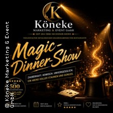 Magic Dinner Show 18.11.2026 Steakhaus-Paris-Rom-Erkner