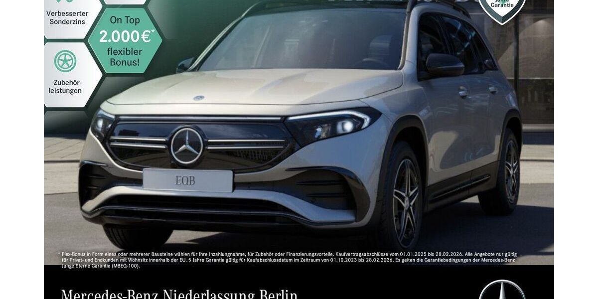 Mercedes-Benz EQB 4.323 km 36.490 € Berlin 13509