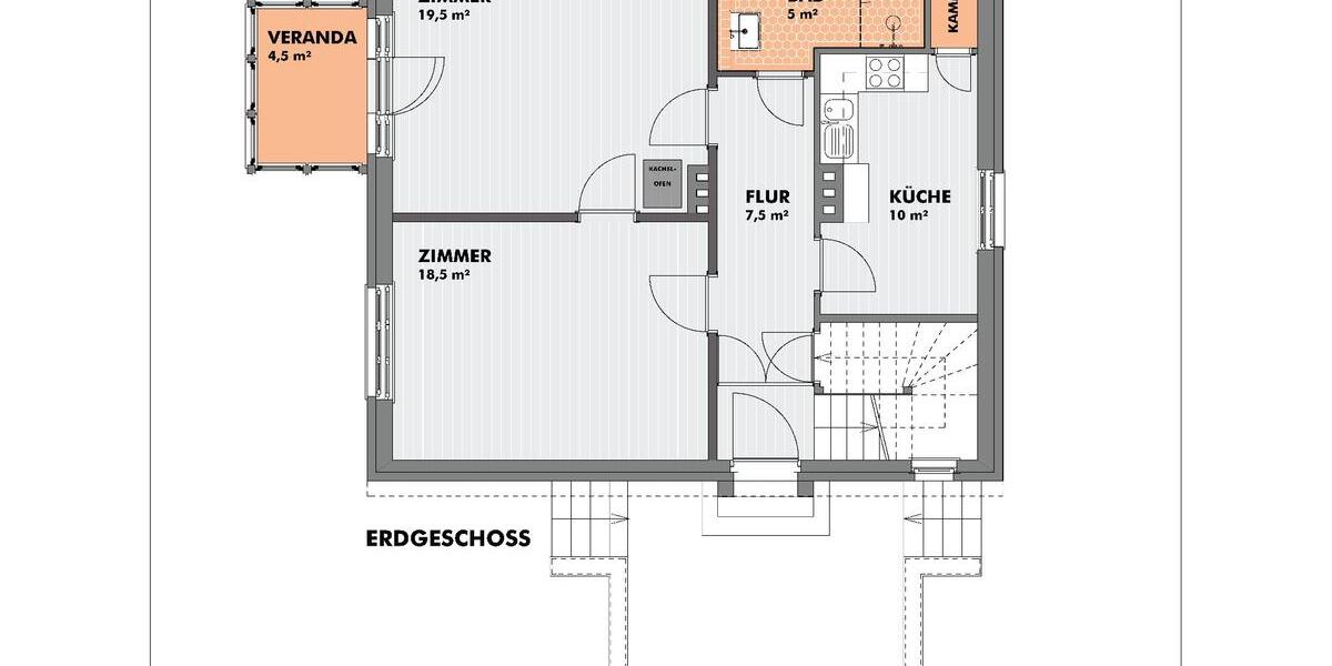 Einfamilienhaus Potsdam Drewitz - 4.5 Zimmer, 114 m&sup2;, 2.514&euro; | Angebot:26349302