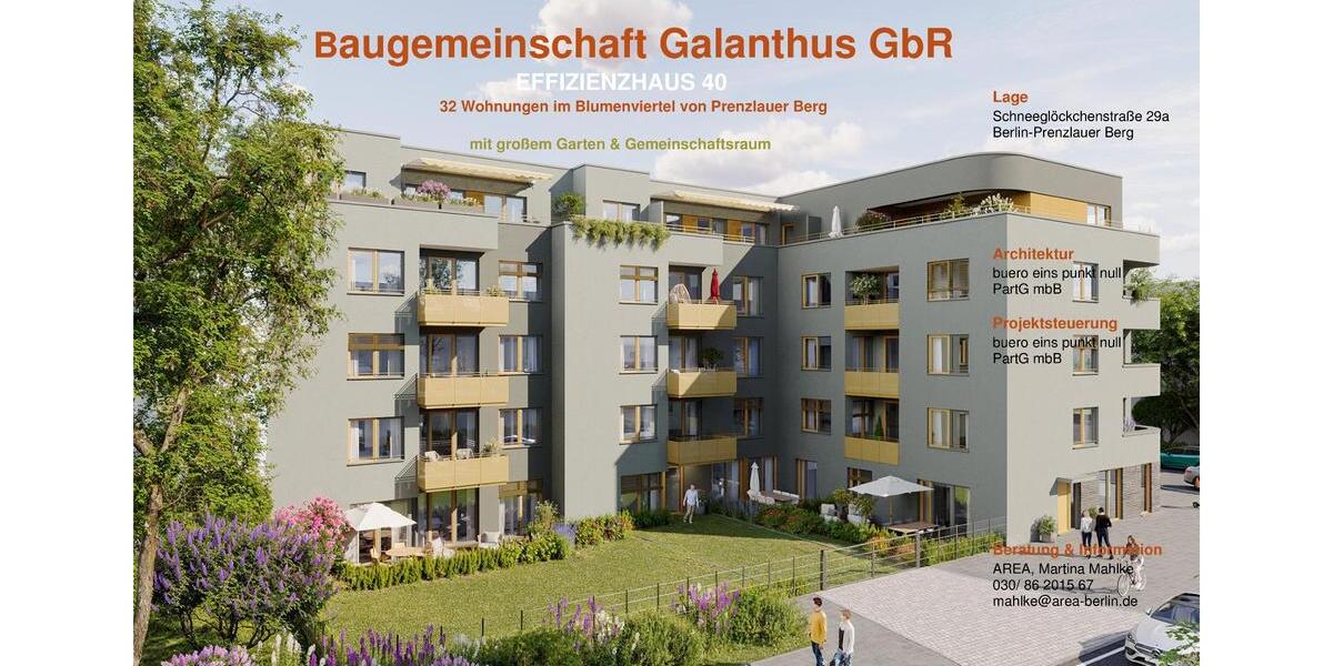 Erdgeschoßwohnung Berlin Pankow - 1 Zimmer, 43 m&sup2;, 228.455&euro; | Angebot:27197713