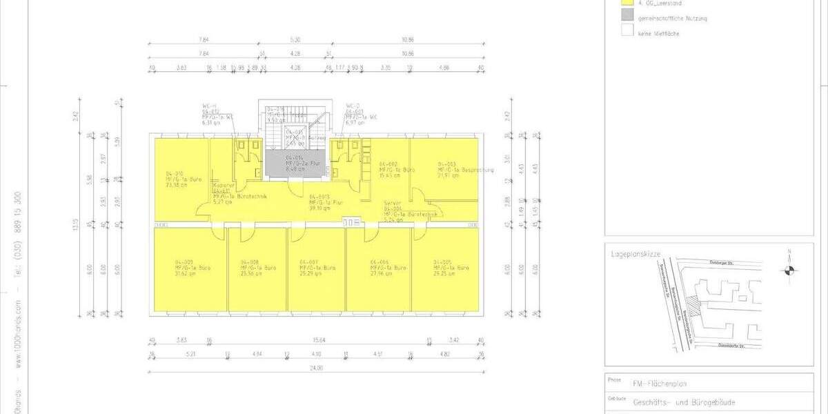 Gewerbeobjekt Berlin Wilmersdorf - 8 Zimmer, 280 m&sup2;, 6.710&euro; | Angebot:25780123