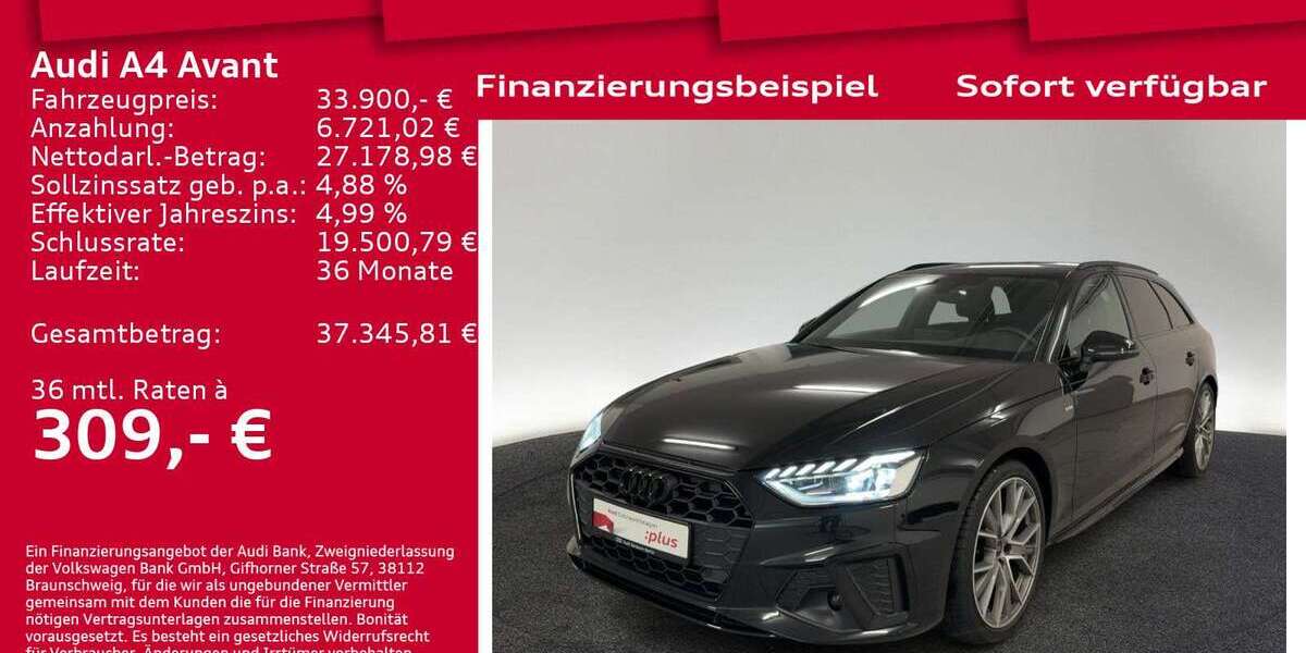 Audi A4 25.100 km 33.900 &euro; Berlin 12489
