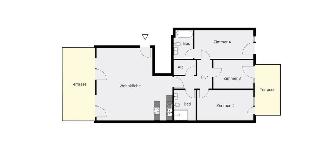 Etagenwohnung Berlin Kreuzberg - 4 Zimmer, 124 m&sup2;, 980.000&euro; | Angebot:26725215