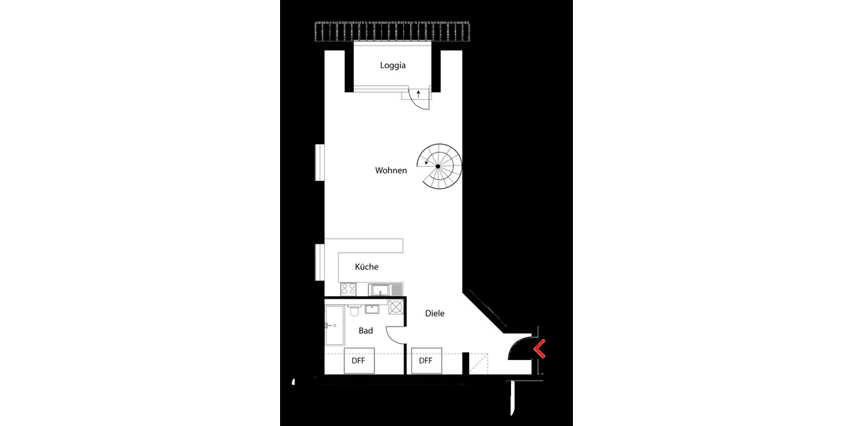 Etagenwohnung Falkensee - 1 Zimmer, 86 m&sup2;, 329.000&euro; | Angebot:25779271