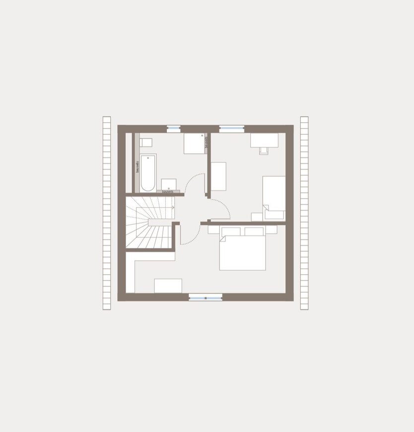 Durchdachter Wohnkomfort für smarte Familien - Modern, individuell und minimalistisch. 3 zimmer