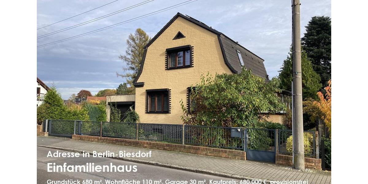 Einfamilienhaus Berlin Marzahn-Hellersdorf - 4 Zimmer, 110 m&sup2;, 680.000&euro; | Angebot:26090865
