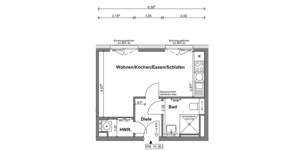 Neubauwohnung in bester Lage Lichtenberg 1 zimmer