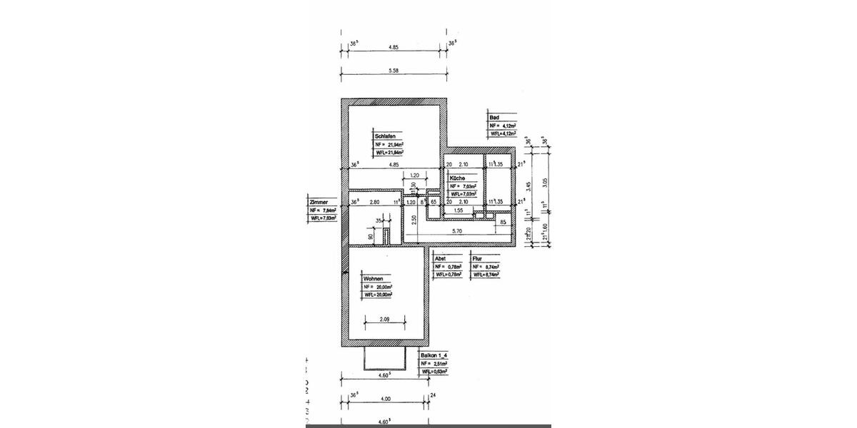 Etagenwohnung Berlin Spandau - 3 Zimmer, 67 m&sup2;, 250.000&euro; | Angebot:26692413