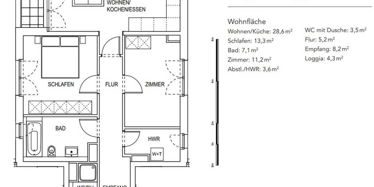 Etagenwohnung Berlin Mariendorf - 3 Zimmer, 83 m&sup2;, 549.990&euro; | Angebot:26541319
