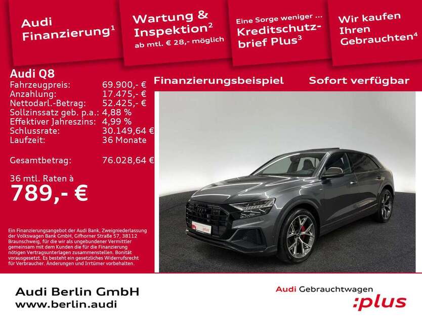 Audi Q8 49.100 km 69.900 € Berlin 10587