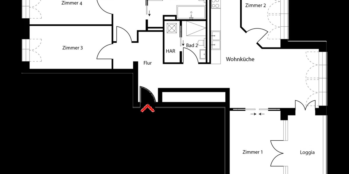 Etagenwohnung Berlin Wilmersdorf - 5 Zimmer, 132 m&sup2;, 3.200&euro; | Angebot:25803171