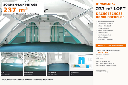 Gewerbeobjekt Berlin Kreuzberg - 3.320&euro; | Angebot:27327422