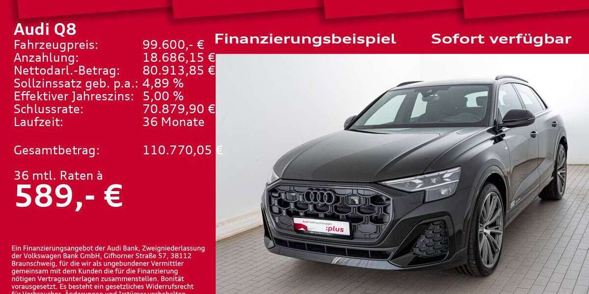 Audi Q8 6.001 km 99.600 &euro; Berlin 10587