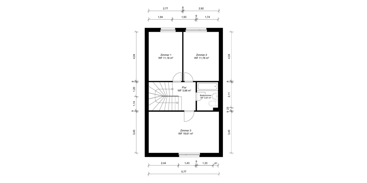 Reihenmittelhaus Berlin Kladow - 5 Zimmer, 101 m&sup2;, 450.000&euro; | Angebot:25971256