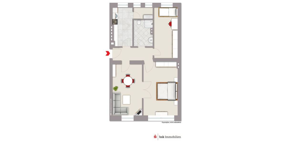 Etagenwohnung Berlin Halensee - 3 Zimmer, 78 m&sup2;, 449.000&euro; | Angebot:26308712