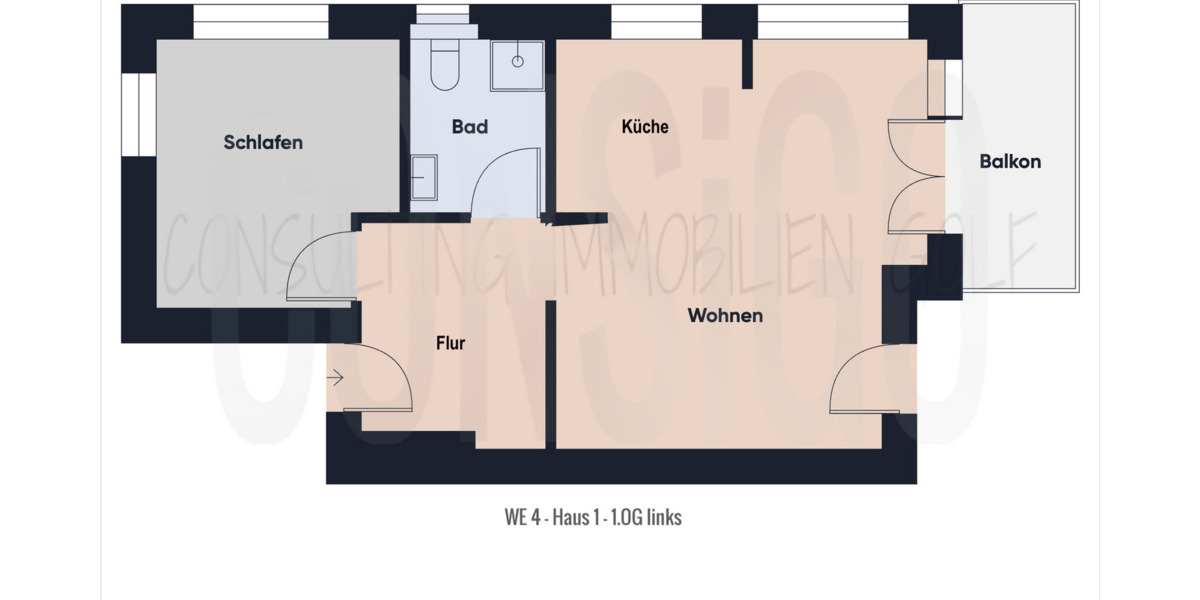 Etagenwohnung Berlin Alt-Hohenschönhausen - 2 Zimmer, 50 m&sup2;, 354.000&euro; | Angebot:25698901