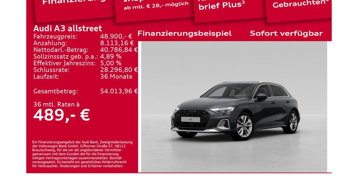 Audi A3 6.001 km 43.990 &euro; Berlin 12489